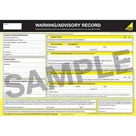 Gas Report Pads and Labels