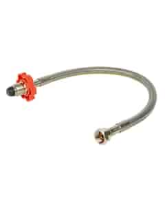 Gaslow Easy-Fit 450mm Propane Stainless Steel Gas Hose