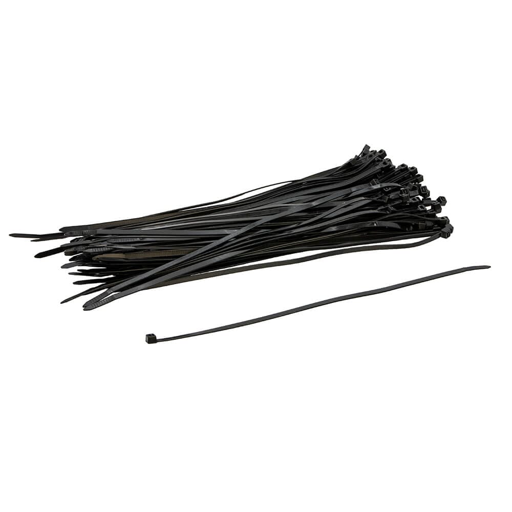 Cable Ties Black 300mm x 4.8mm 100 Pack, 080-170-035