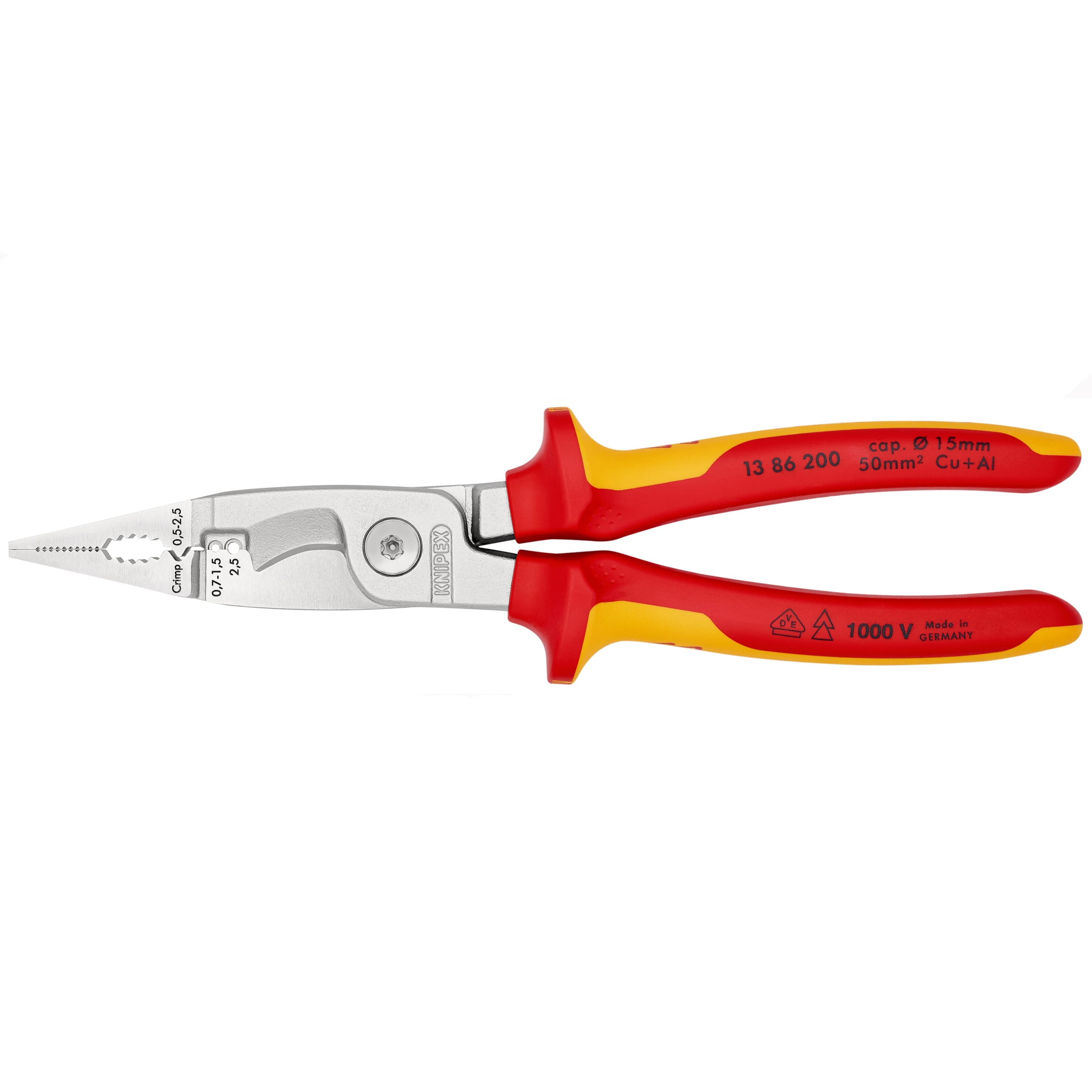 KNIPEX Pliers for Electrical Installation - 200mm (13 86 200)