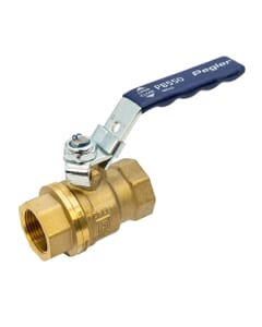 Pegler PB550PT 3/4" BSP F x F Full Bore Ball Valve – Blue Lever Handle, 245151