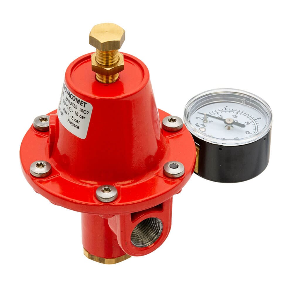 Clesse AP40 High Pressure Propane Regulator with Gauge – 40–60kg/hr, 002810AC