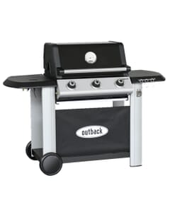 Outback Magnum 3 Burner Hybrid Gas BBQ, Outback BBQ, Gas BBQ, Hooded BBQ, Magnum, 370697