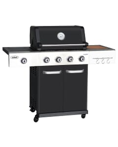 Outback Jupiter Black 4 Burner Hybrid BBQ, 370793
