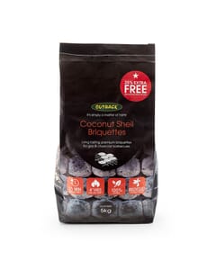 Outback Hybrid Coconut Briquettes 5kg, 370800