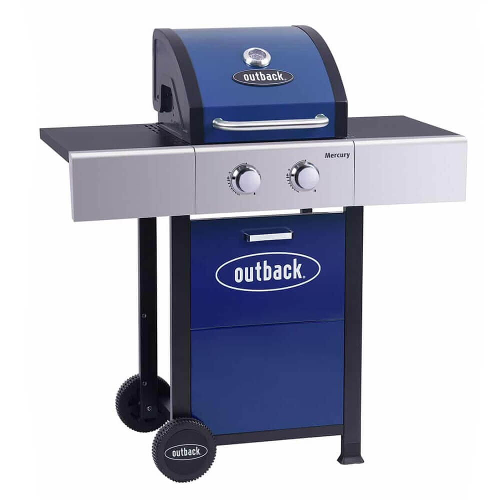 Outback Mercury 2 Burner Gas BBQ – Blue, 371167