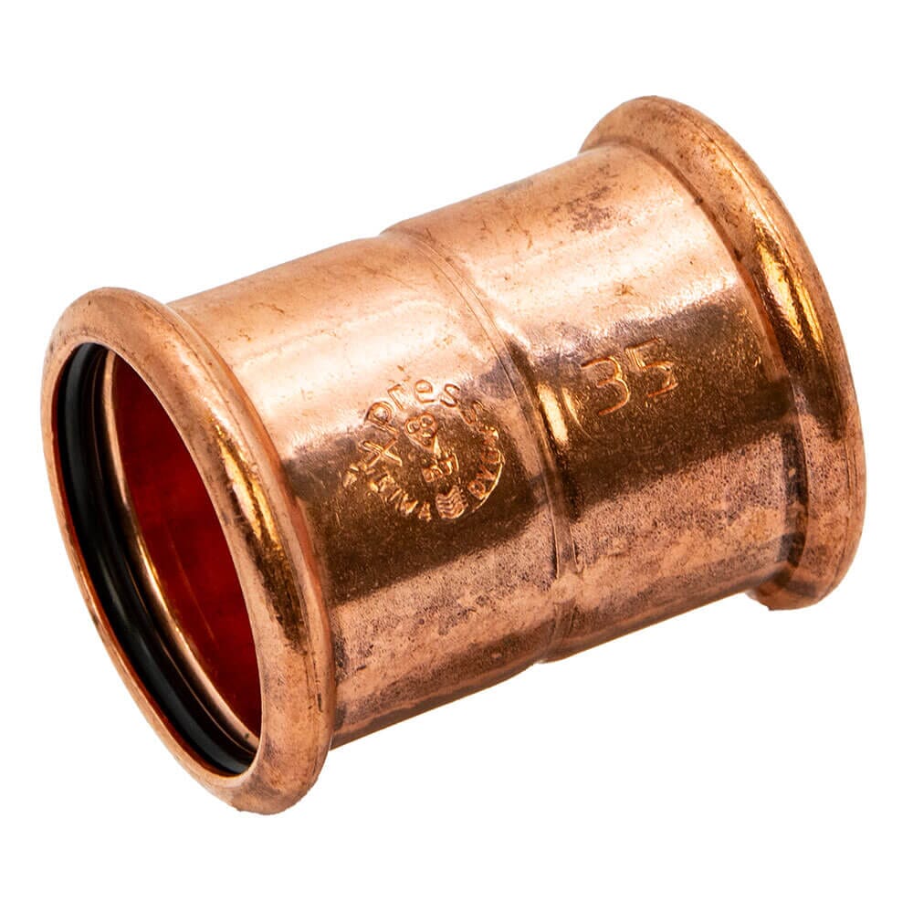 Pegler Yorkshire VSH Xpress Water Straight Coupling - 35mm, 38032