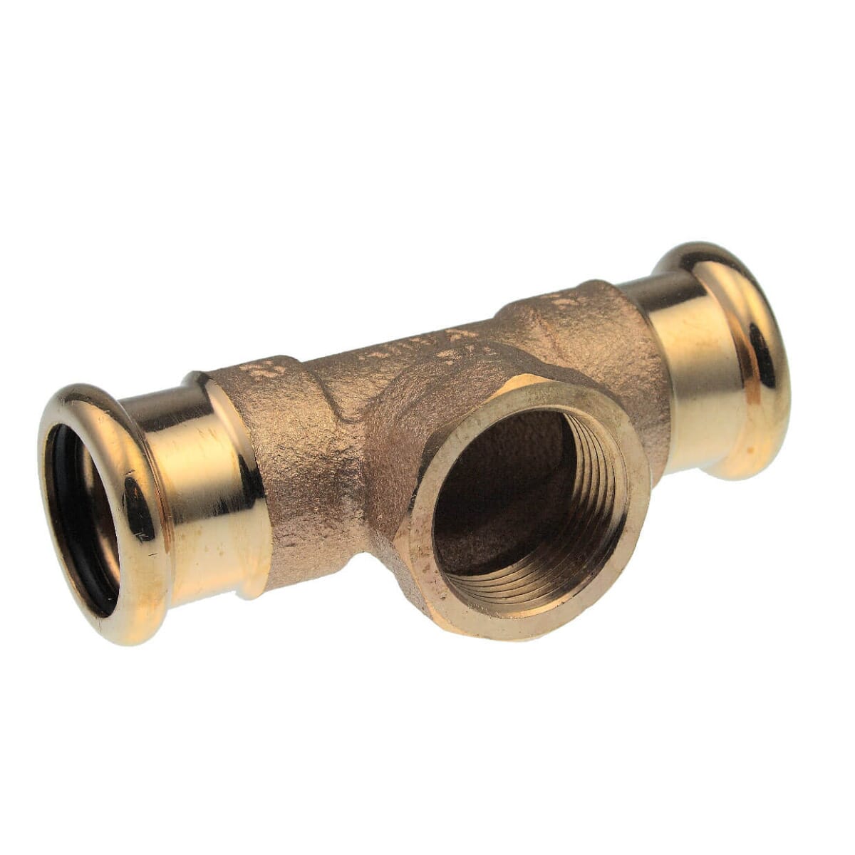 Pegler Yorkshire VSH Xpress Water Tee Female BSP Branch - 15 x 15mm x 1/2" Bsp FM, 38585