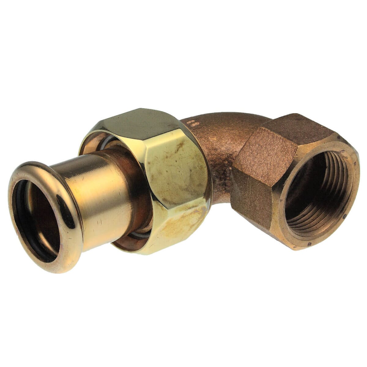 Pegler Yorkshire VSH Xpress Water 90° Union Adaptor - 22mm x 1" Bsp FM, 38795