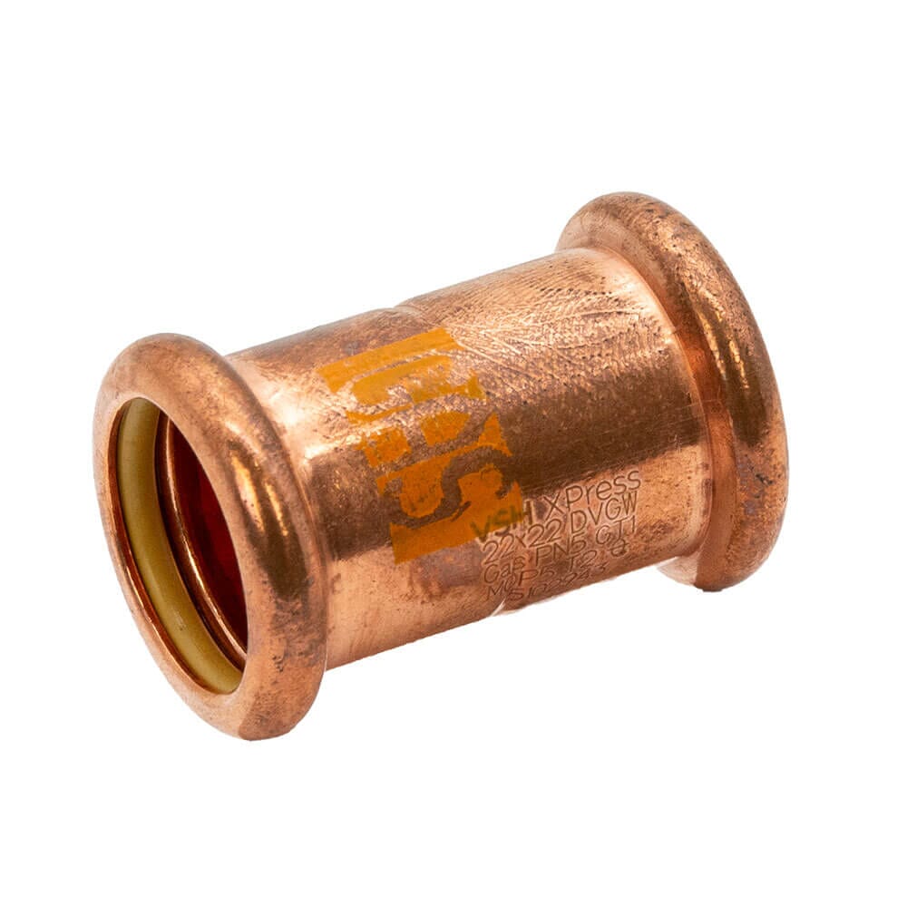 Pegler VSH Xpress 22mm Gas Straight Coupling, 39701