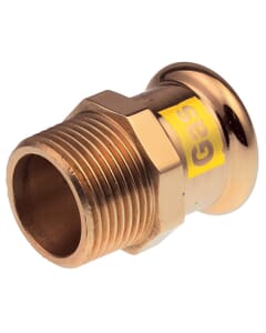 Pegler Yorkshire VSH Xpress Gas Male Coupling - 15mm x 3/4" Bsp Male, 39731