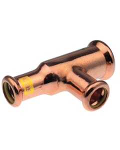 Pegler Yorkshire VSH Xpress Gas Tee One End Reduced - 22 x 15 x 15mm, 39875