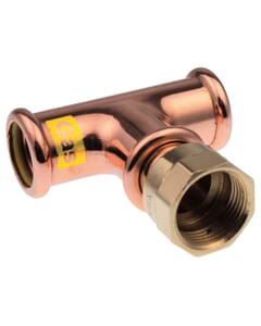 Pegler Yorkshire VSH Xpress Gas Tee Female BSP Branch - 42 x 42mm x 1/2" Bsp FM, 39898