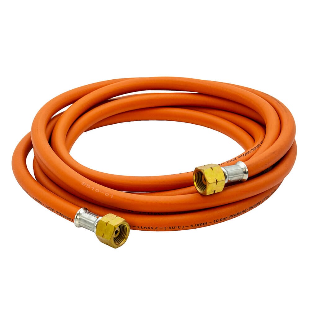 LPG Gas Blow Torch Hose Assembly - 3M x 3/8” LH BSP FM 