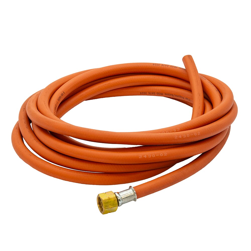 LPG Gas Blow Torch Hose Assembly, 5m - 3/8” LH BSP FM x 6.3mm Hose, 4105