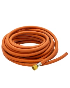 LPG Gas Blow Torch Hose Assembly, 10m - 3/8” LH BSP FM x 6.3mm Hose, 41070