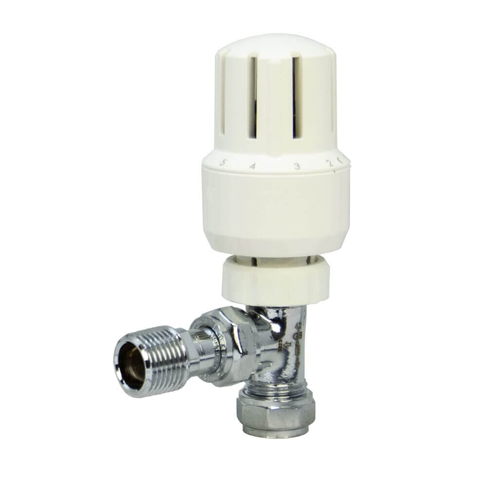 Pegler Yorkshire Mistral II Thermostatic Radiator Valve Angled