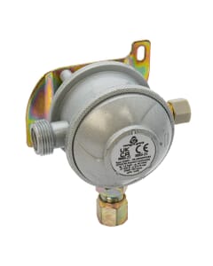 Cavagna 30mbar Caravan & Motorhome Gas Regulator 8mm - Angled, 490.1011