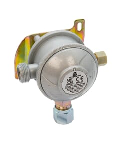 Cavagna 30mbar Caravan & Motorhome Gas Regulator 10mm - Angled, 490.1012