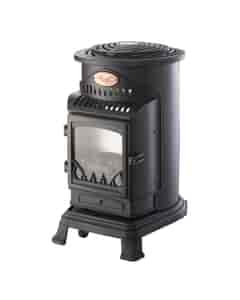 Calor Gas 3kW Matt Black Provence Stove Portable Gas Heater, 600416