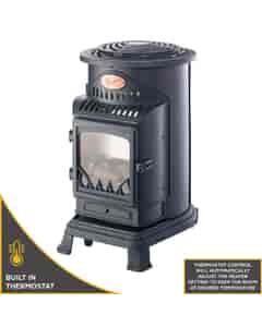 Calor Gas 3kW Blue Provence Deluxe Portable Gas Heater with Thermostat, 600420TM