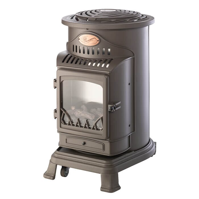 Calor Gas 3kW Honey Glow Brown Provence Portable Gas Heater, 600465