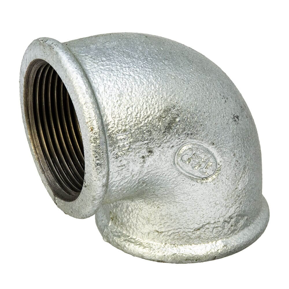 Galvanised Iron 90° Elbow – 1.1/2" Female x Female, 6006
