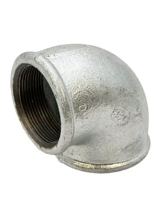 Galvanised Iron 90° Elbow – 2" Female x Female, 6007