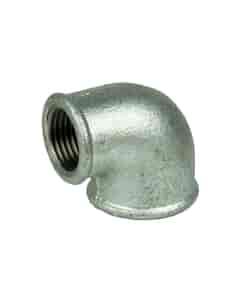 3/4" x 1/2" F x F Galvanised Malleable Iron Reducing Elbow