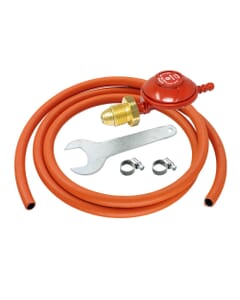 Calor 37mbar Propane Screw-On Regulator Kit – 2m Hose, Clips & Spanner