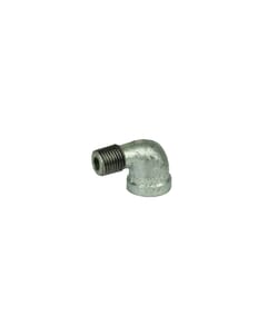 1/4" M x F Galvanised Malleable Iron Elbow