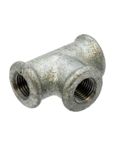 Galvanised Iron Equal Tee – 1/4" F x F x F, 6035