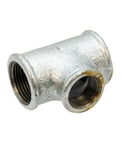 Galvanised Iron Reducing Branch Tee – 1" x 3/4" Female, 6047