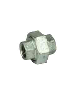 1/2" F x F Malleable Iron Galvanised Equal Union