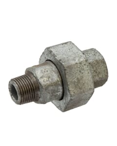 Galvanised Iron Equal Union - 3/8" M x F, 6086