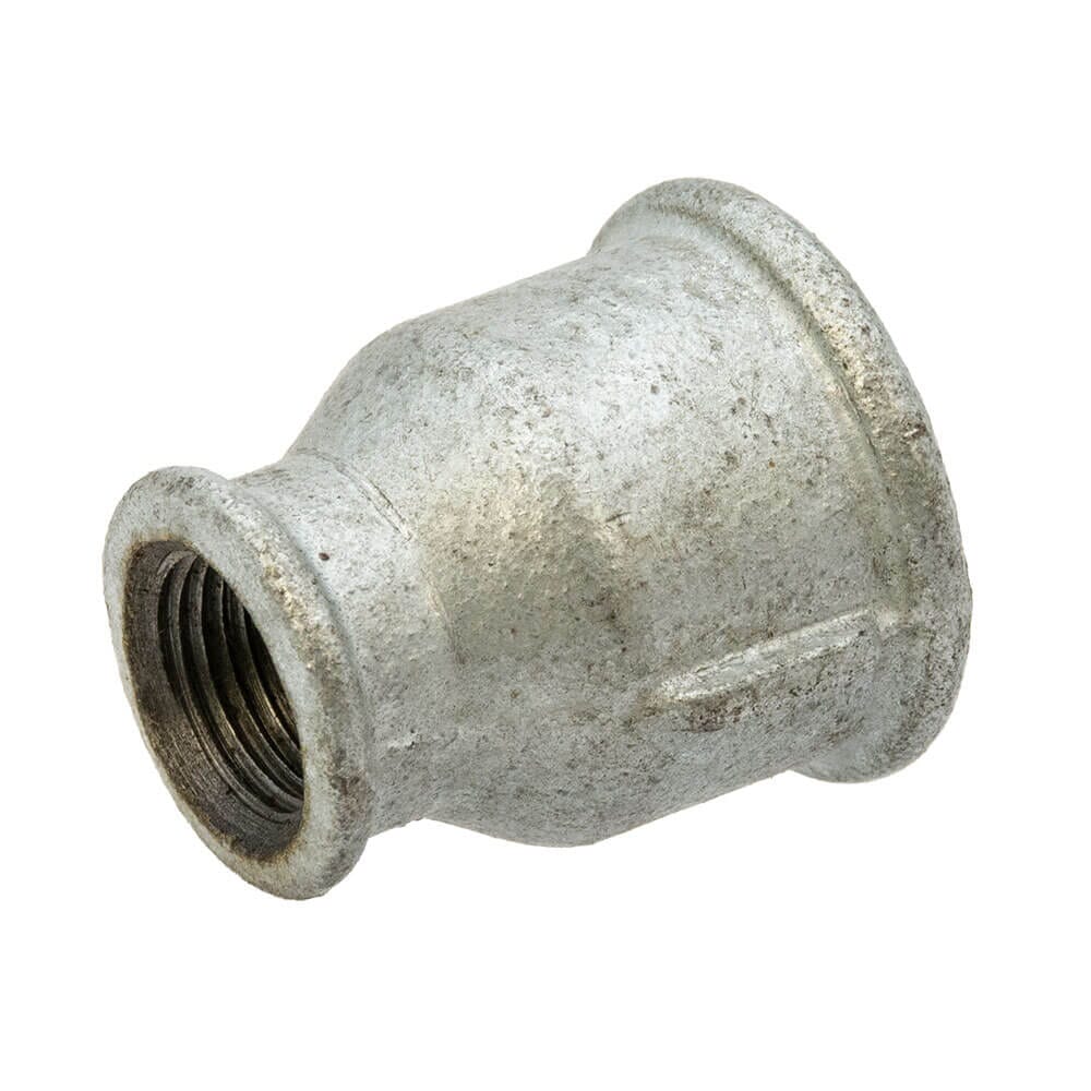 Galvanised Iron Reducing Socket – 3/4" x 3/8" F x F, 6096