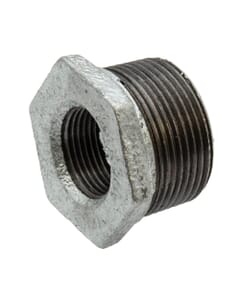 Galvanised Iron Hexagon Bush - 1.1/4" x 3/4" M x F, 6137