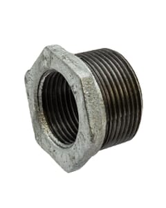 Galvanised Iron Hexagon Bush - 1.1/4" x 1" M x F, 6138