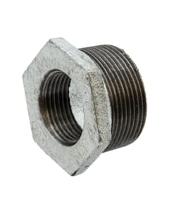 Galvanised Iron Hexagon Bush - 1.1/2" x 1" M x F, 6141