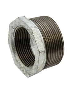 Galvanised Iron Hexagon Bush - 2" x 1.1/2" M x F, 6147
