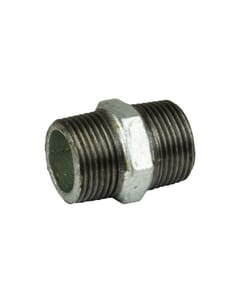 1" Malleable Iron Galvanised Hex Nipple
