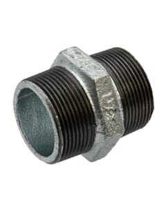 Galvanised Iron Hexagon Nipple – 1.1/2" Male x Male, 6161