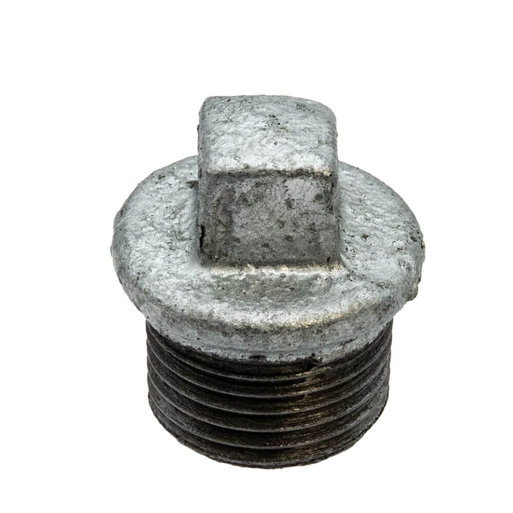 Galvanised Iron Plug - 1/2" BSP, 6178