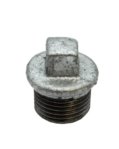 Galvanised Iron Plug - 1/2" BSP, 6178