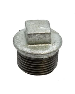 Galvanised Iron Plug - 1" BSP, 6180