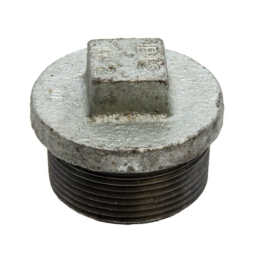Galvanised Iron Plug - 1.1/2" BSP, 6182