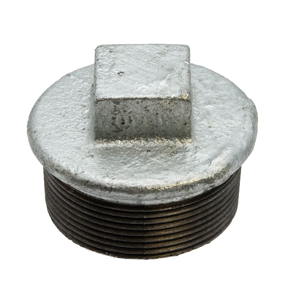 Galvanised Iron Plug - 2" BSP, 6183