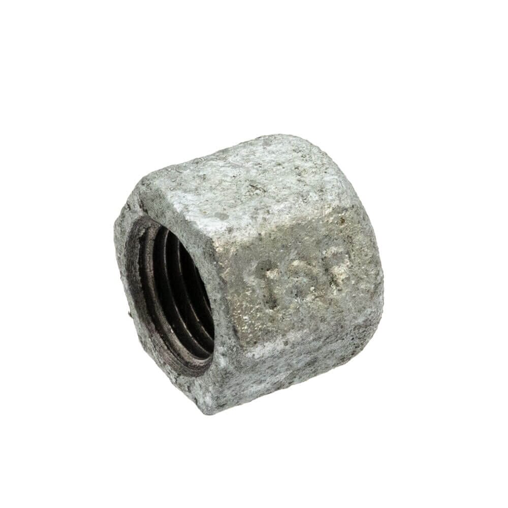 Galvanised Iron Blanking Cap - 1/4" BSP, 6184