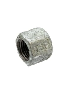 Galvanised Iron Blanking Cap - 1/4" BSP, 6184