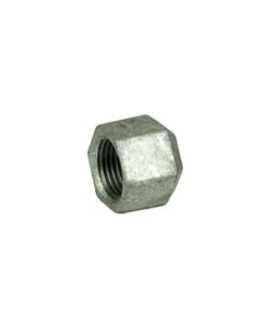 1/4" Malleable Iron Galvanised Cap